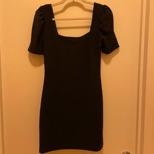 Club Monaco - Square Neck Puff Sleeve Mini Dress